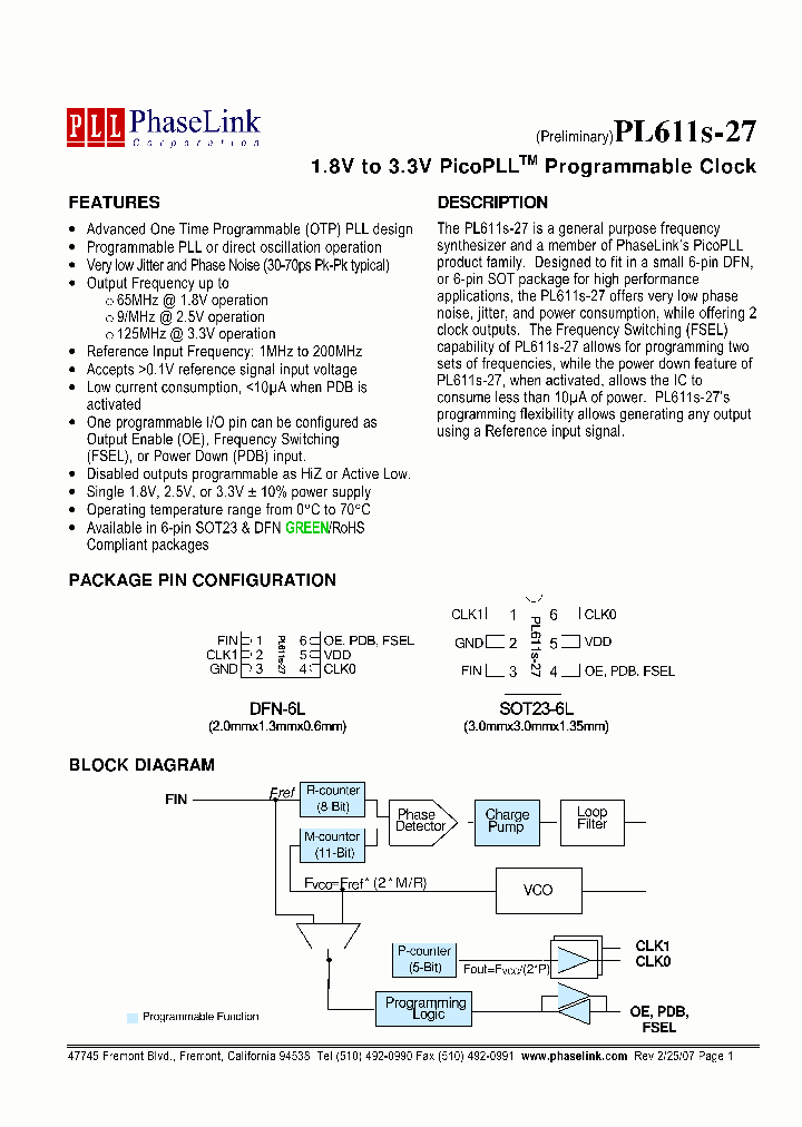 PL611S-27-XXXGC_4132578.PDF Datasheet