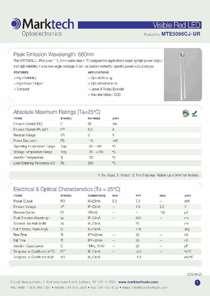 MTE5066CJ-UR_4239444.PDF Datasheet