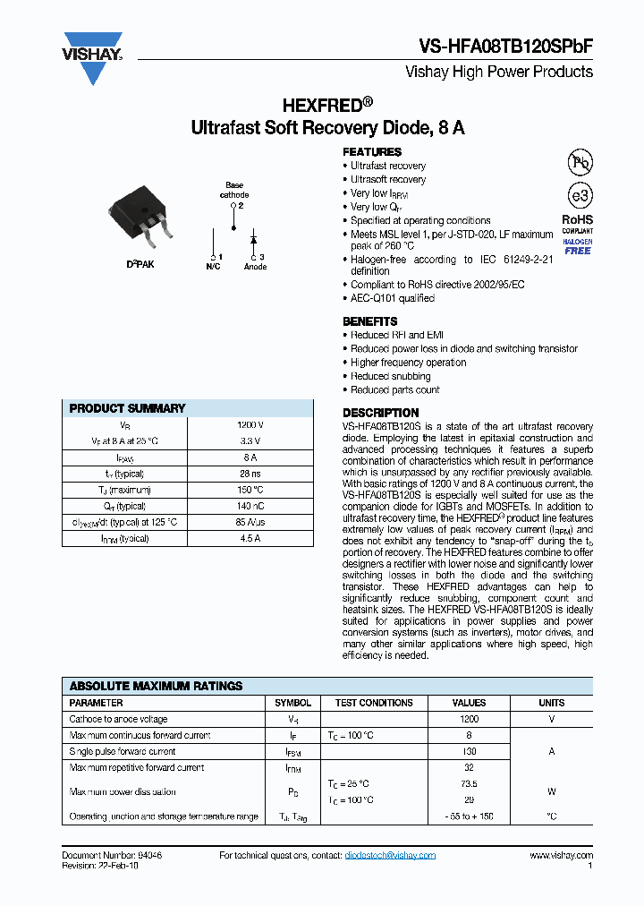 HFA08TB120SPBF_4239519.PDF Datasheet