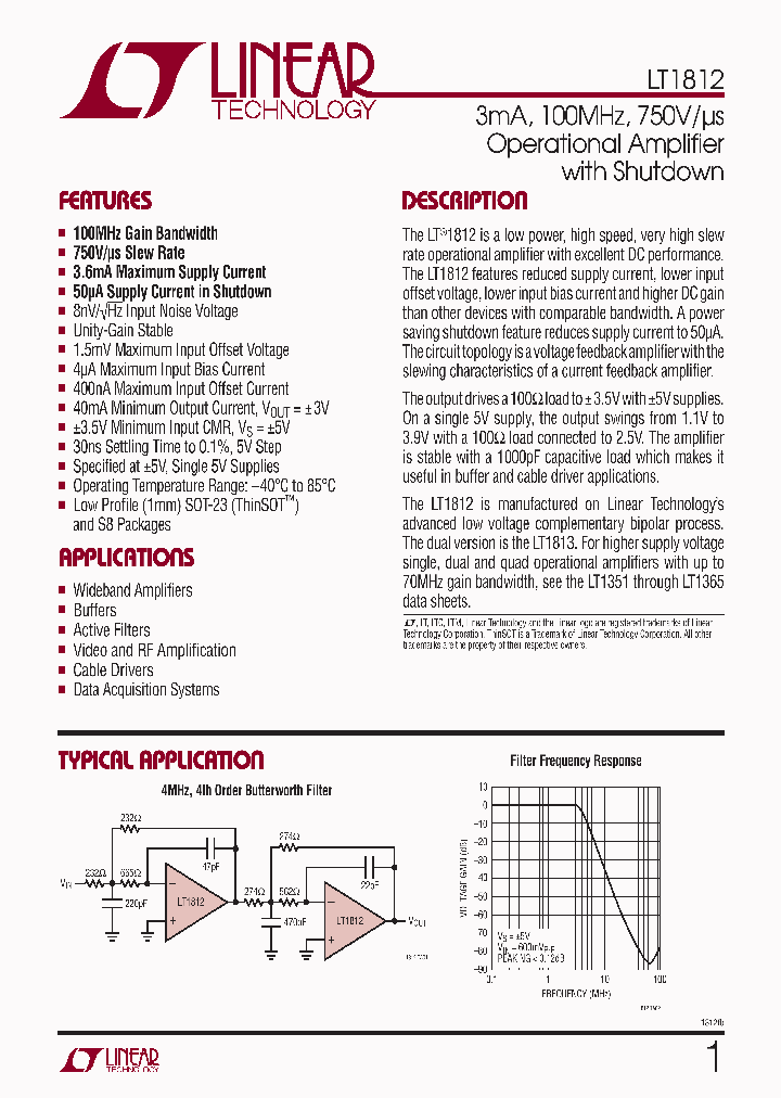 LT1812IS6TRMPBF_4144924.PDF Datasheet