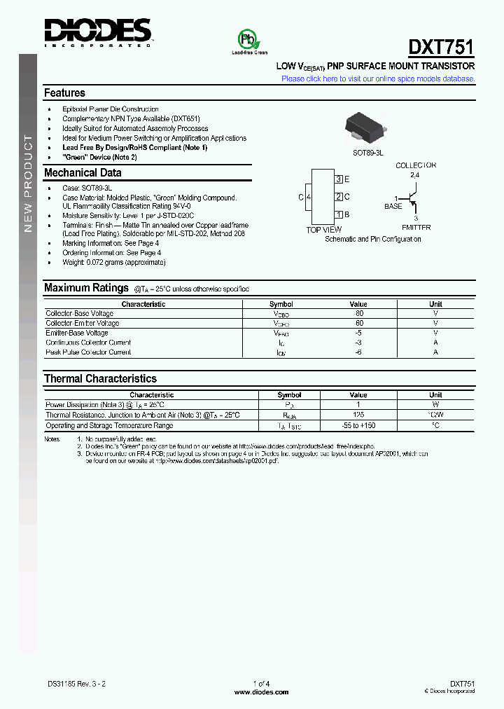 DXT751-13_4240325.PDF Datasheet