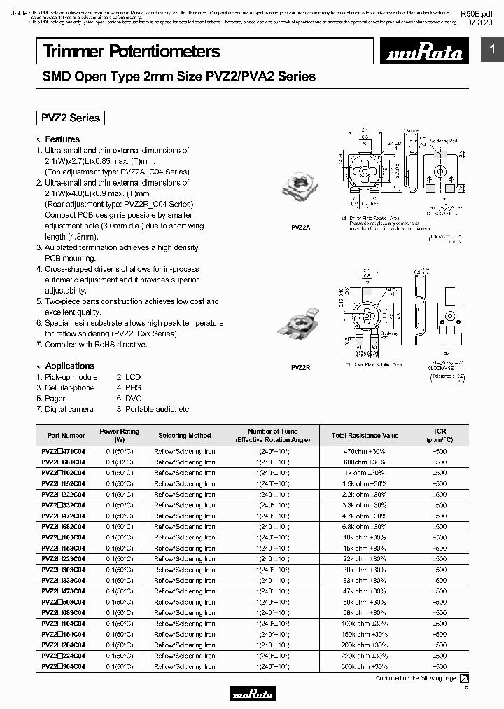 PVA2A224A01R00_4150084.PDF Datasheet