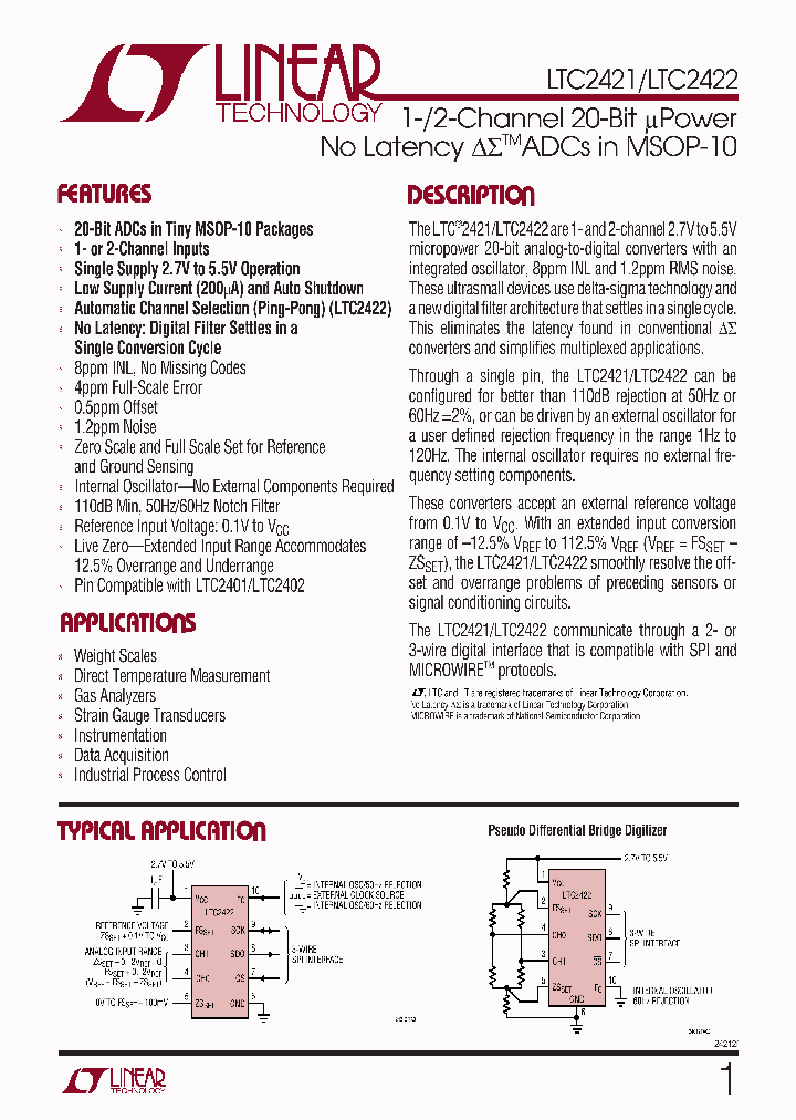 LTC2421CMS_4161190.PDF Datasheet
