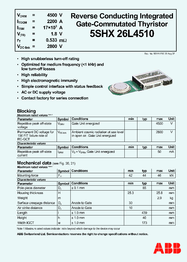 5SHX26L4510_4168904.PDF Datasheet
