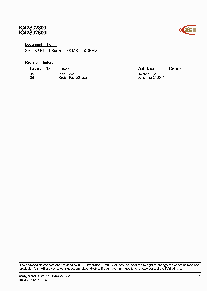 IC42S32800-6BI_4163489.PDF Datasheet