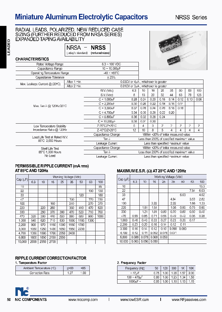 NRSS330M100V8X115TRF_4163250.PDF Datasheet