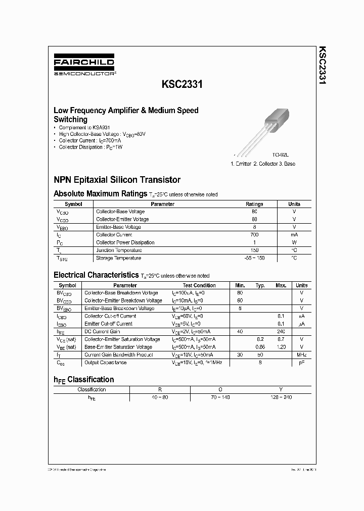 KSC2331YSHTA_4177078.PDF Datasheet