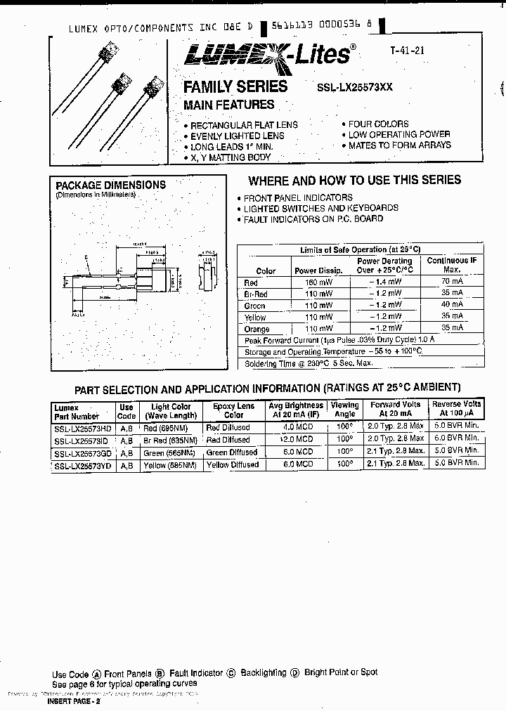 SSL-LX25573GD_4181371.PDF Datasheet