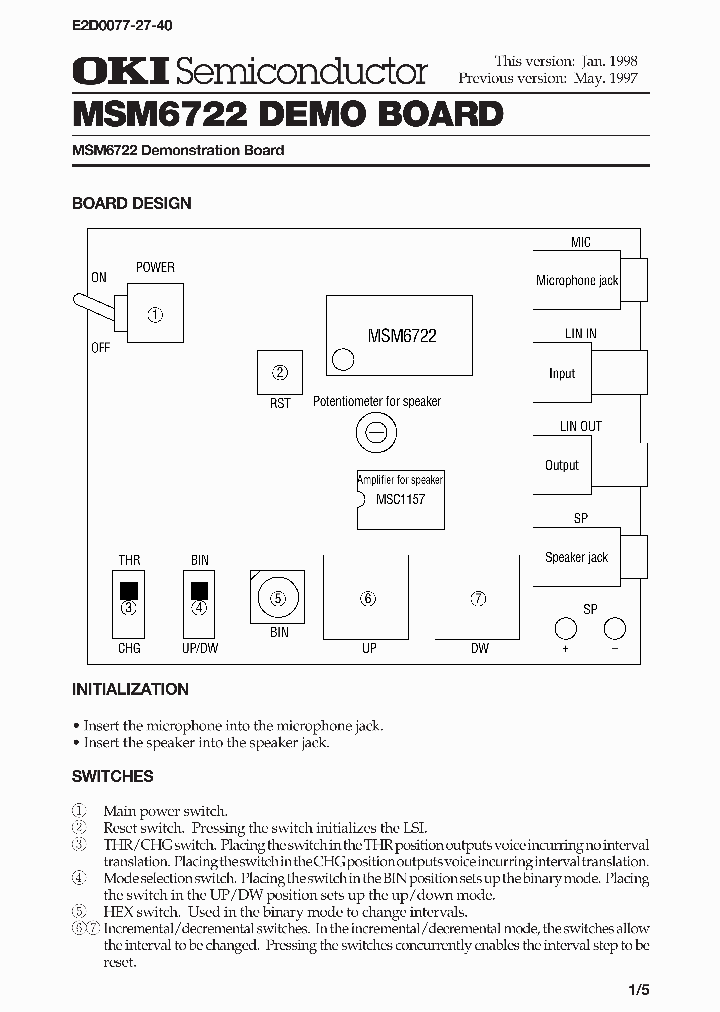 MSM6722DEMOBOARD_4184953.PDF Datasheet