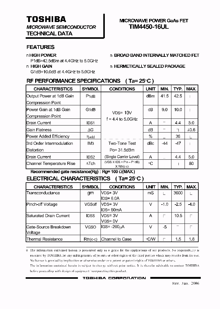 TIM4450-16UL_4188792.PDF Datasheet