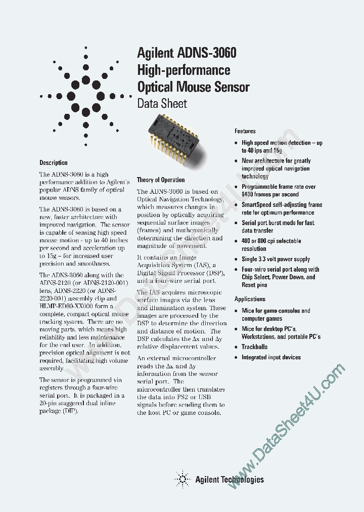 ADNS-3060_4250027.PDF Datasheet