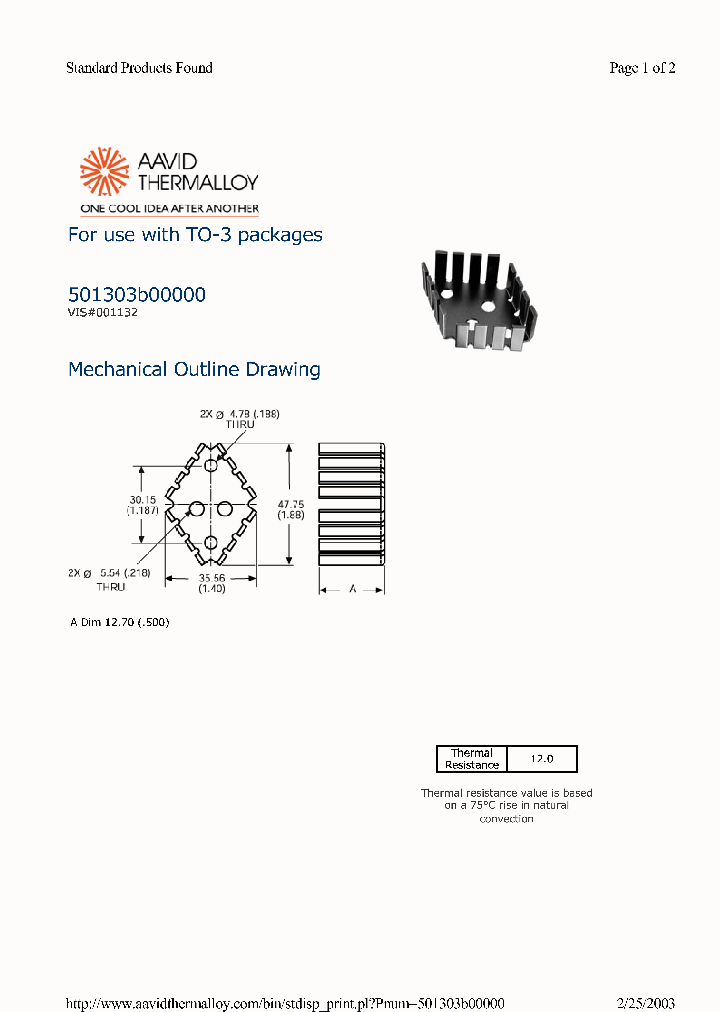 501303B00000_4192091.PDF Datasheet