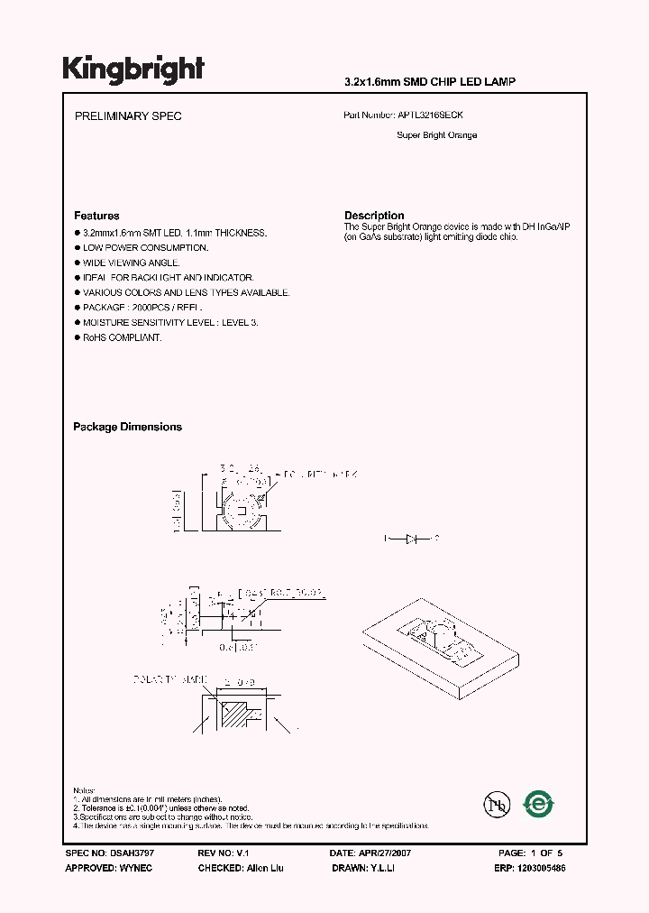 APTL3216SURCK_4191452.PDF Datasheet