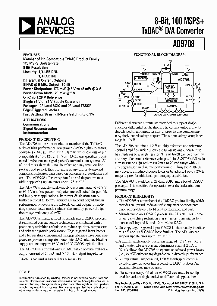 AD9708ARZ_4191783.PDF Datasheet