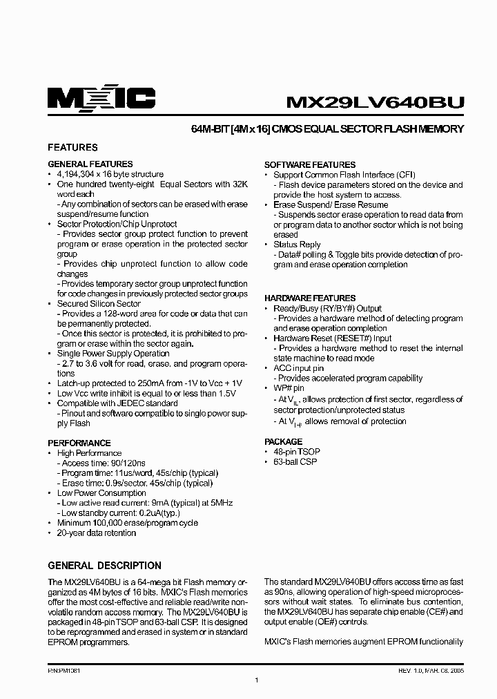 MX29LV640BUXBI-90G_4193469.PDF Datasheet