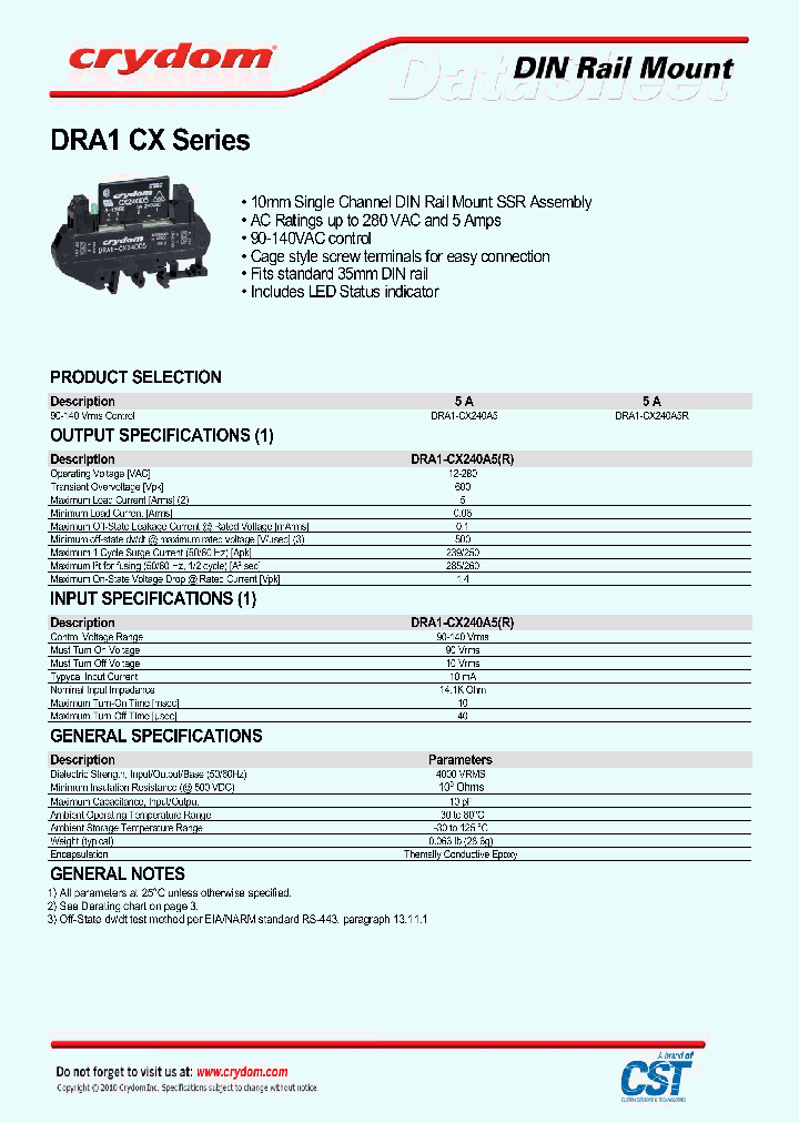 DRA1-CX240A5_4194596.PDF Datasheet