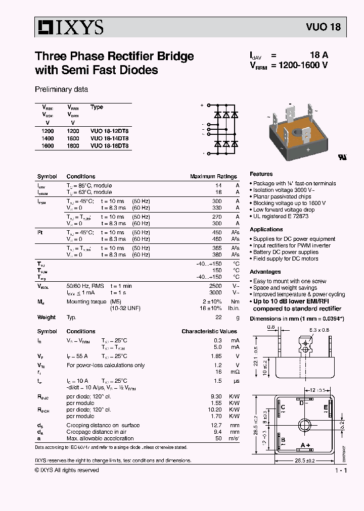VUO18-14DT8_4207069.PDF Datasheet