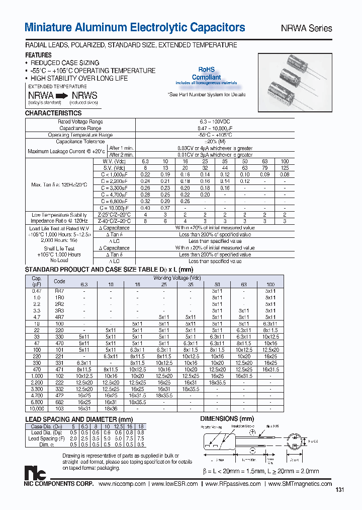 NRWA470M63V5X11TBF_4207333.PDF Datasheet