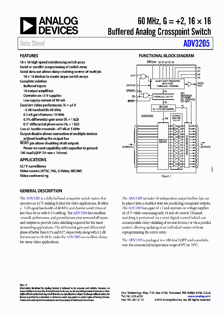 ADV3205-EVALZ_4258273.PDF Datasheet