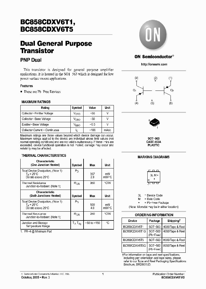 BC858CDXV6T1G_4206810.PDF Datasheet