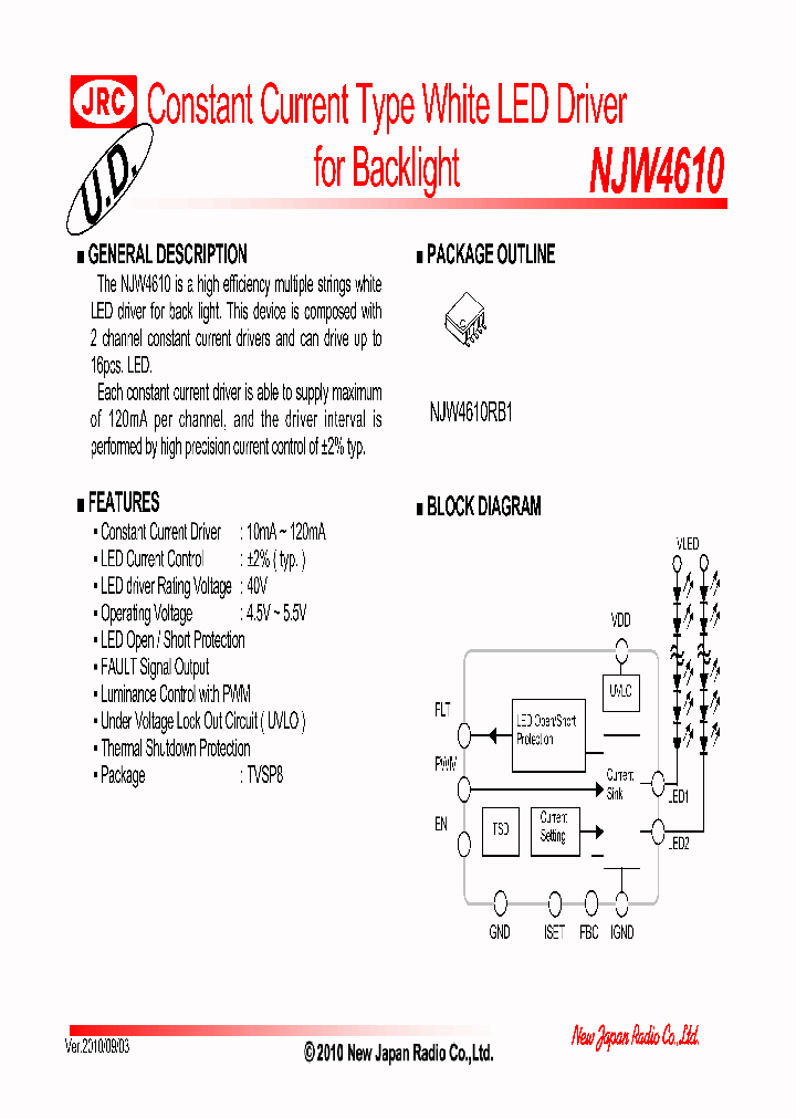 NJW4610_4258675.PDF Datasheet