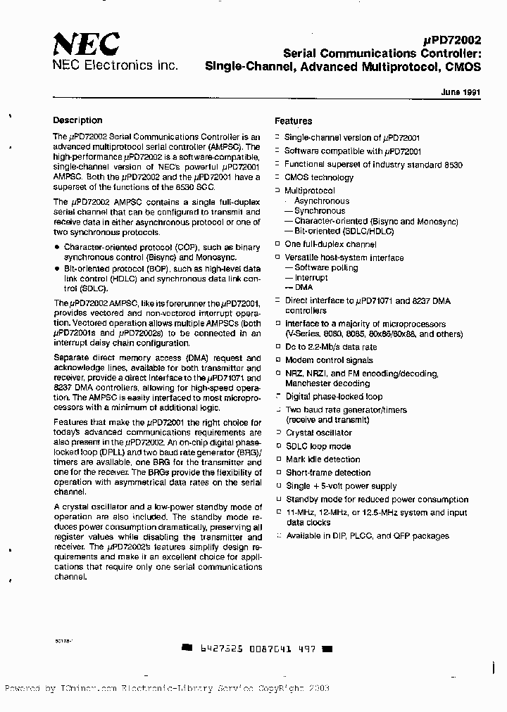 UPD72002C_4213987.PDF Datasheet