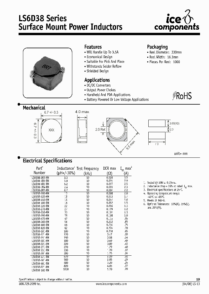 LS6D38-100-RN_4214410.PDF Datasheet