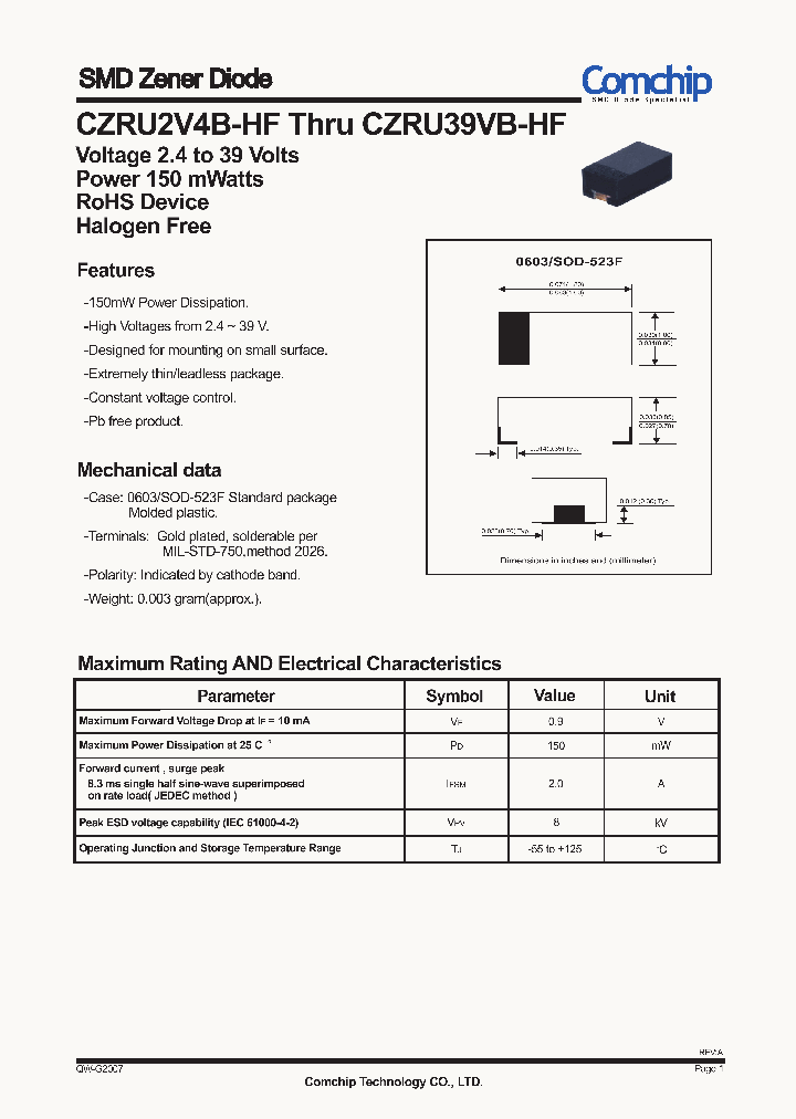 CZRU6V8B-HF_4260630.PDF Datasheet