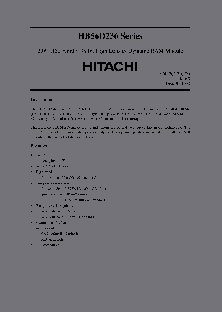 HB56D236BW-7CL_4214823.PDF Datasheet