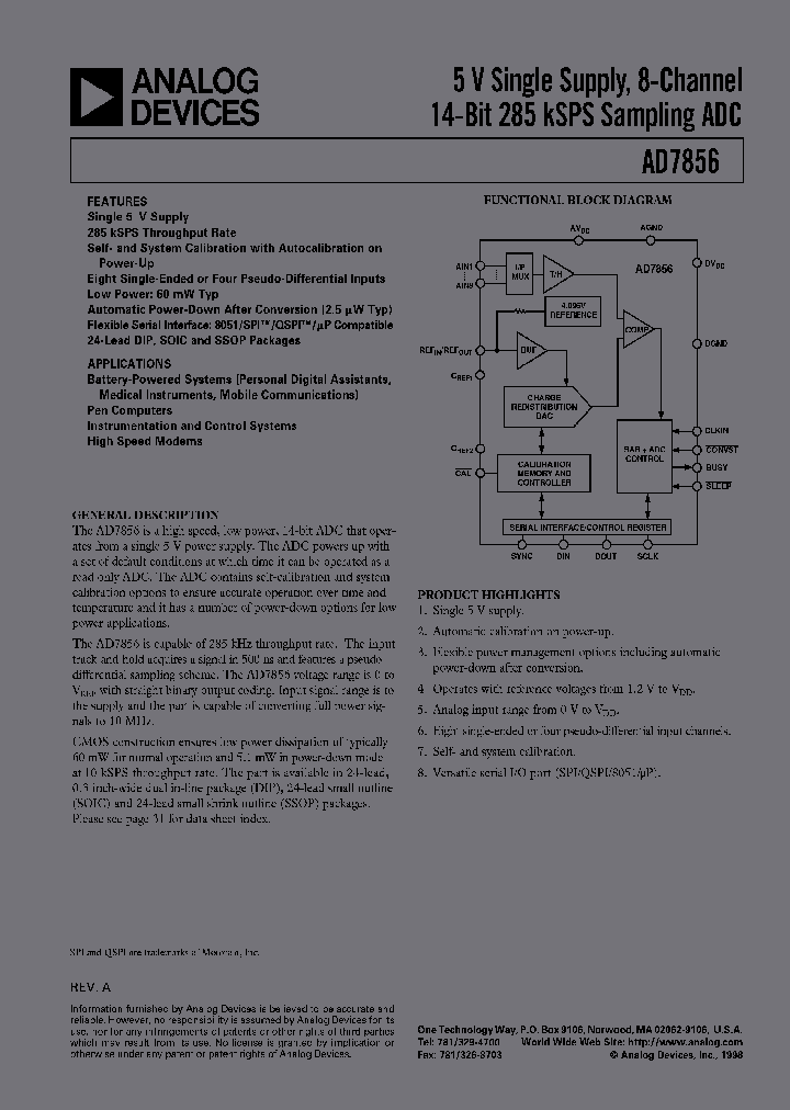 AD7856KR-REEL7_4221937.PDF Datasheet