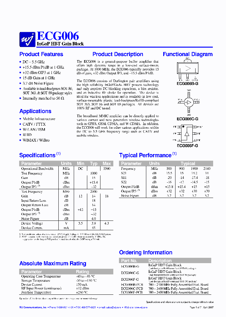 ECG006F-G_4215749.PDF Datasheet