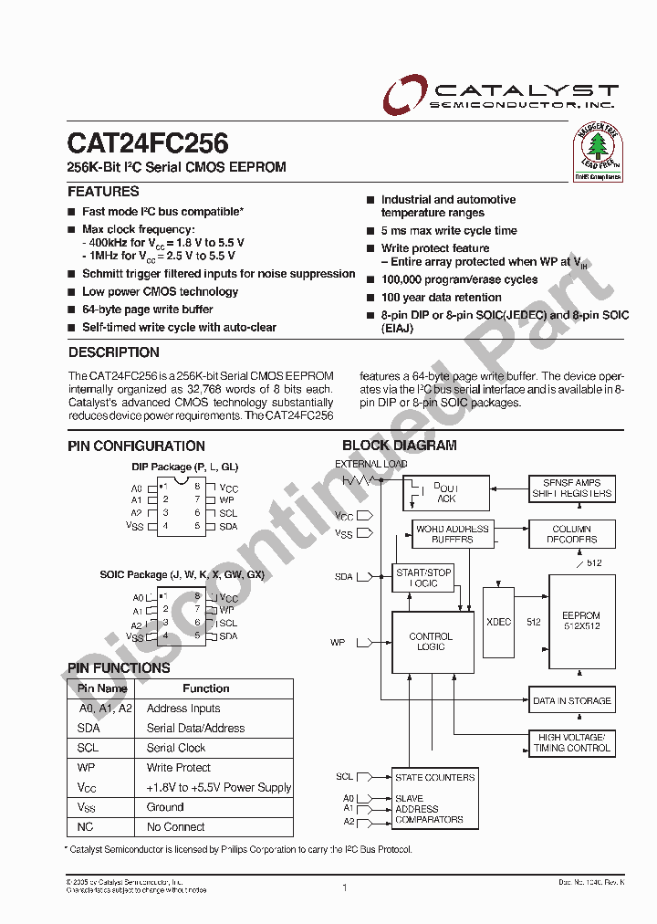CAT24FC256KA-18TE13_4221145.PDF Datasheet