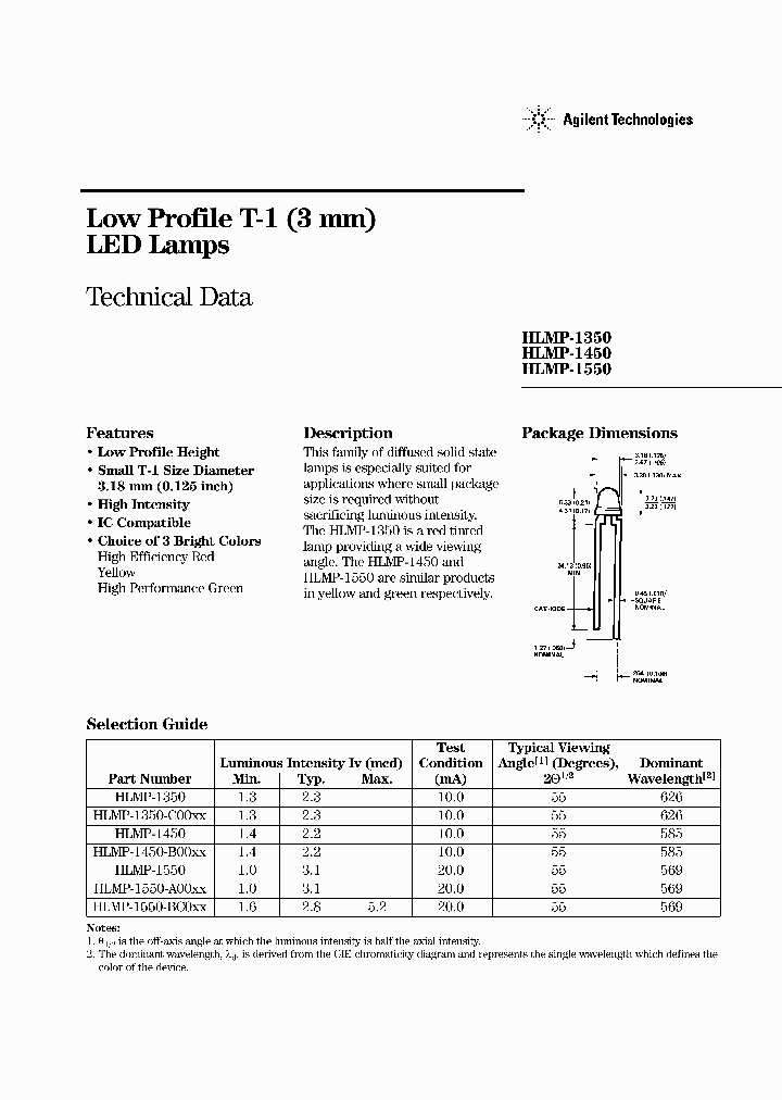 HLMP-1350-16O002_4228506.PDF Datasheet