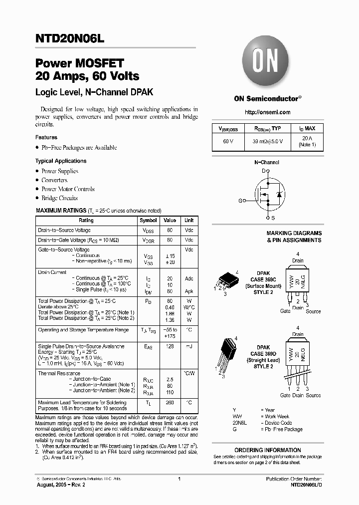 NTD20N06L-1G_4222913.PDF Datasheet