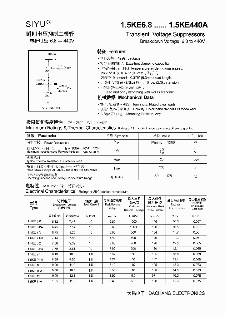 15KE20_4264668.PDF Datasheet