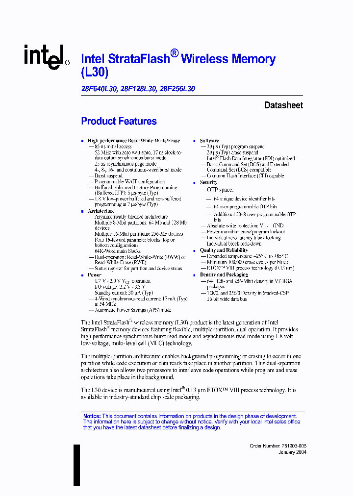 GE28F256L30T110_4226181.PDF Datasheet