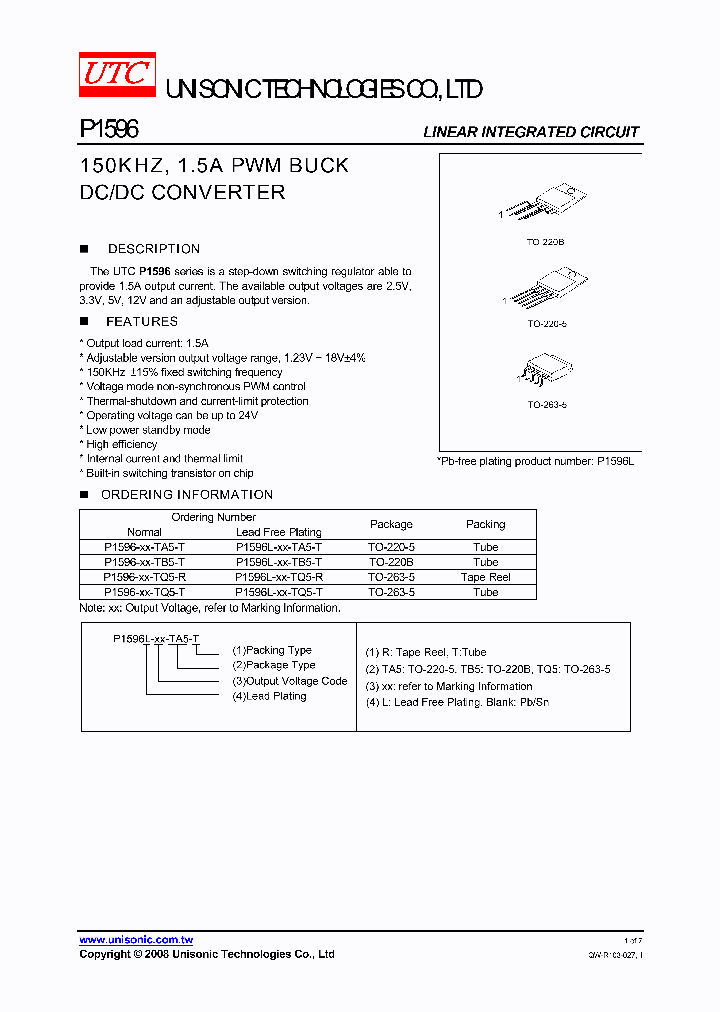 P1596L-33-TB5-T_4224920.PDF Datasheet