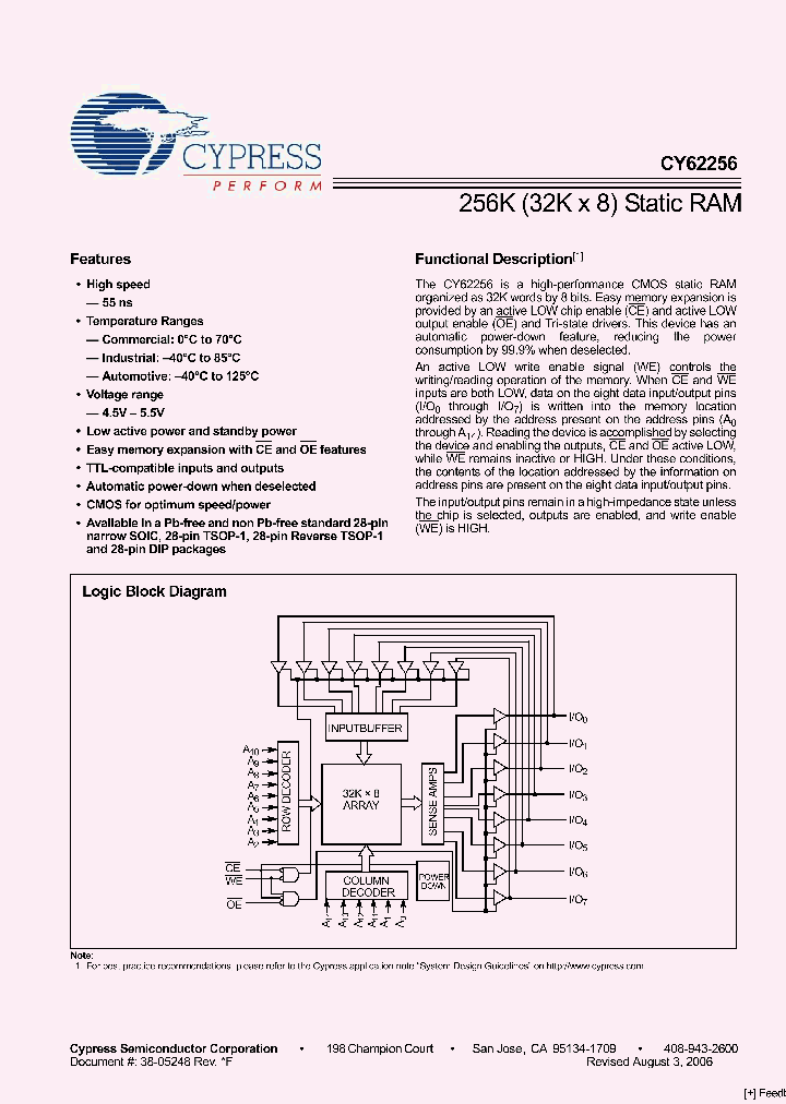 CY62256L-70SNXI_4226082.PDF Datasheet