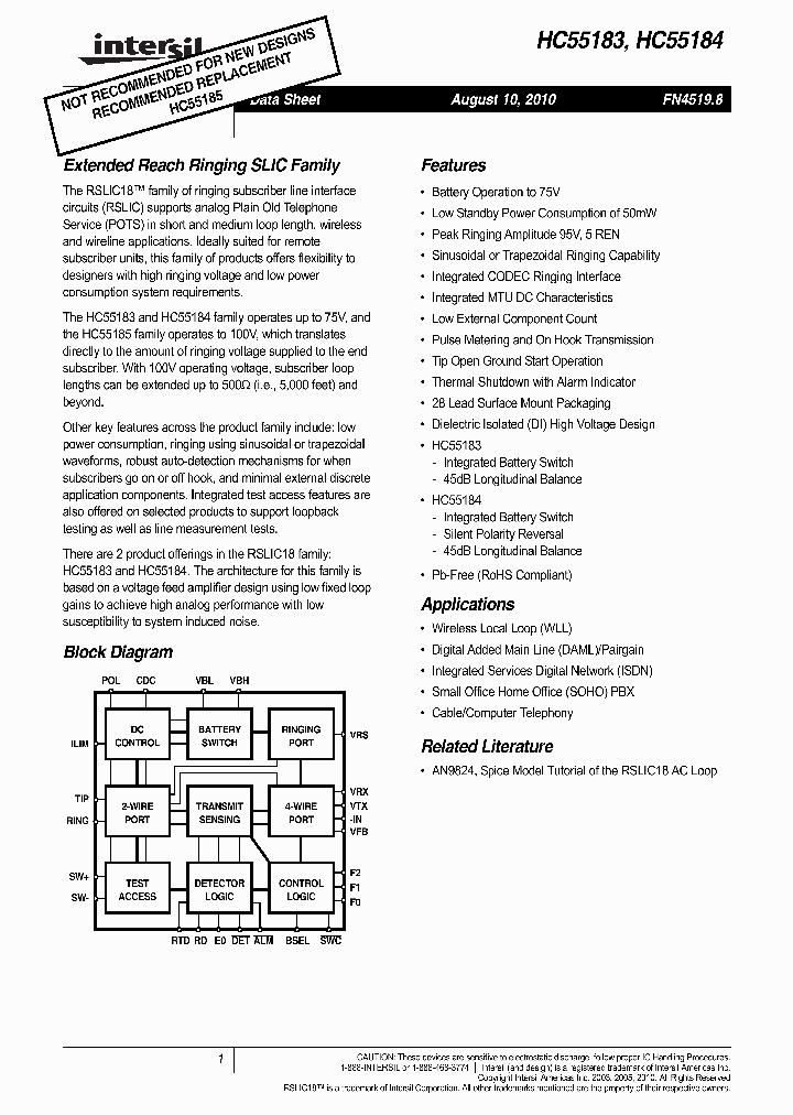 HC55184ECMZ96R4749_4231775.PDF Datasheet