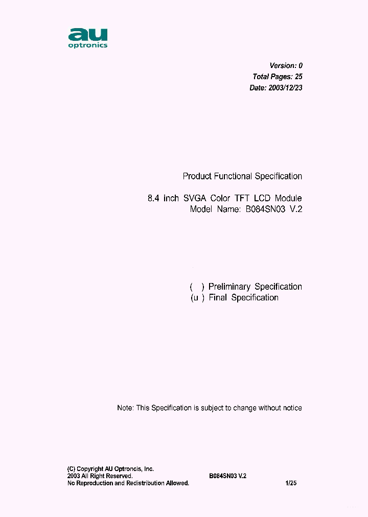 B084SN03-V2_4264765.PDF Datasheet