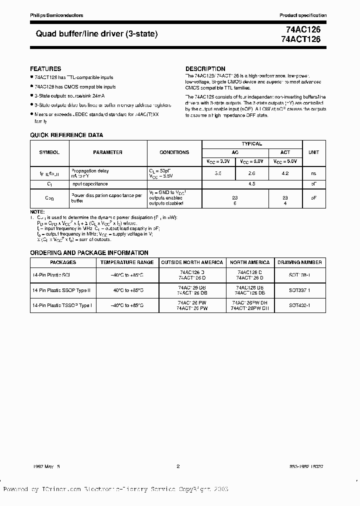 74ACT126PW_4230226.PDF Datasheet