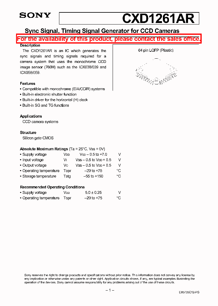 CXD1261AR_4265326.PDF Datasheet