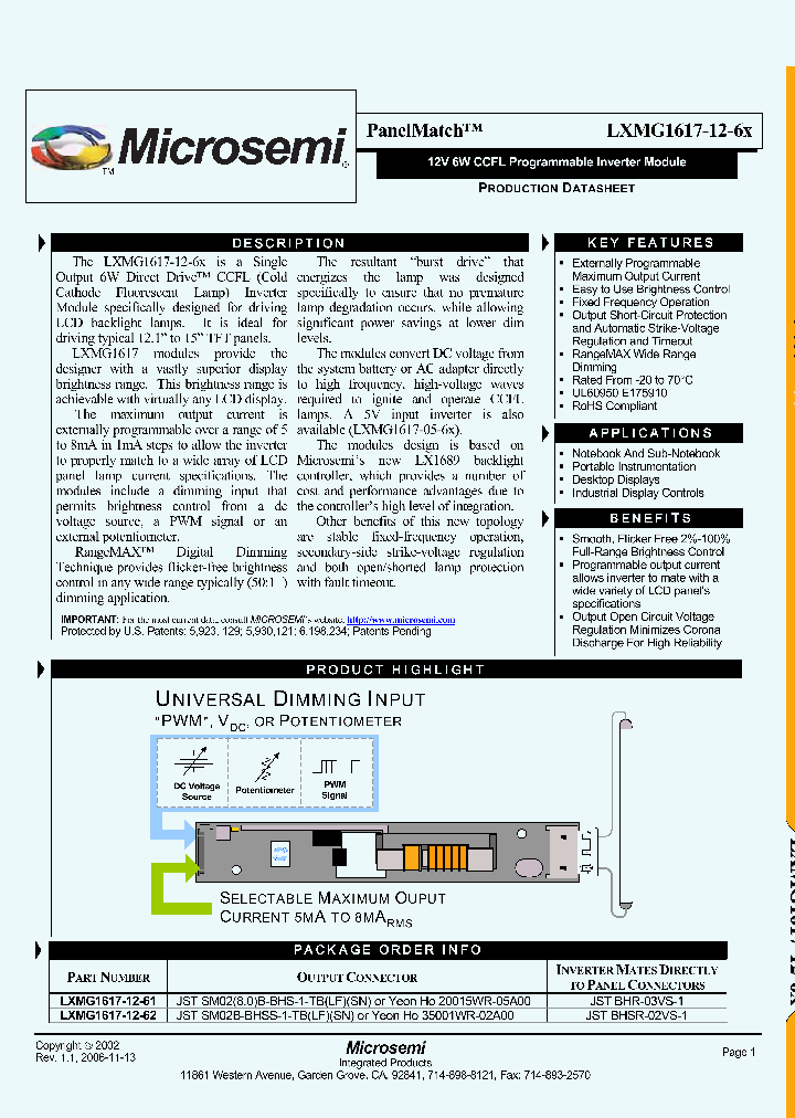 LXMG1617-12-6X_4236060.PDF Datasheet