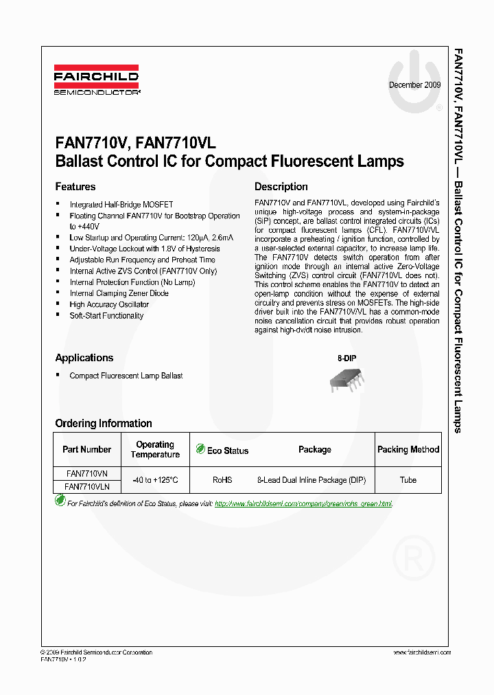 FAN7710VN_4236995.PDF Datasheet