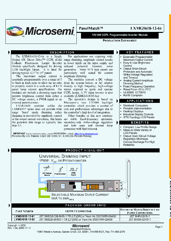 LXMG1618-12-62_4236062.PDF Datasheet