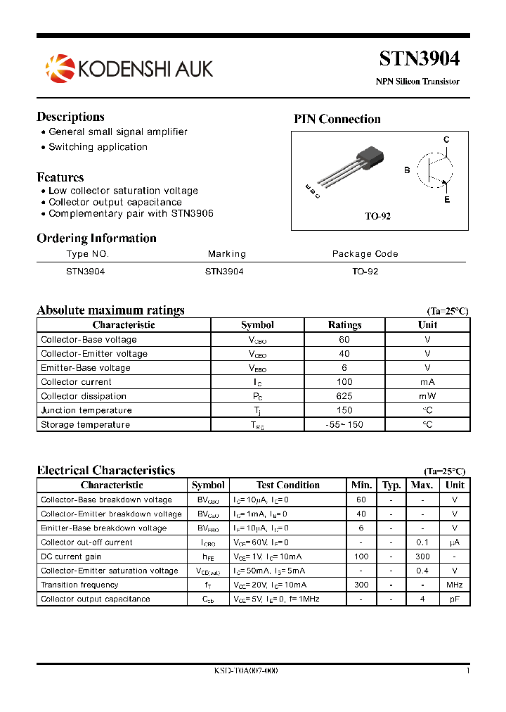 STN3904_4268064.PDF Datasheet