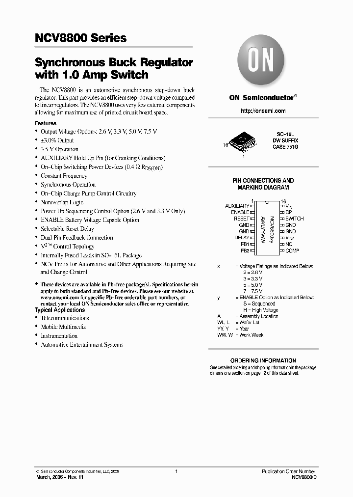 NCV8800HDW33G_4245948.PDF Datasheet