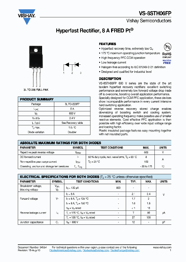 8STH06FP10_4268077.PDF Datasheet
