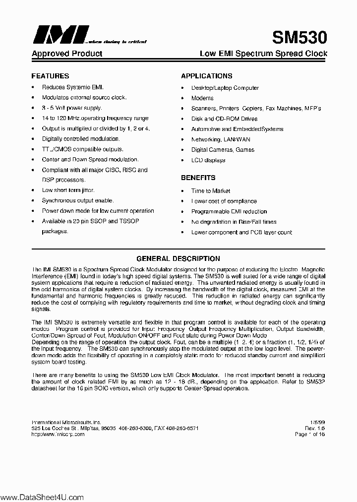 IMISM530_4269398.PDF Datasheet