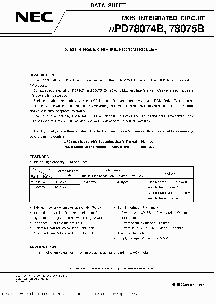 UPD78074BGF-XXX-3BA_4237995.PDF Datasheet
